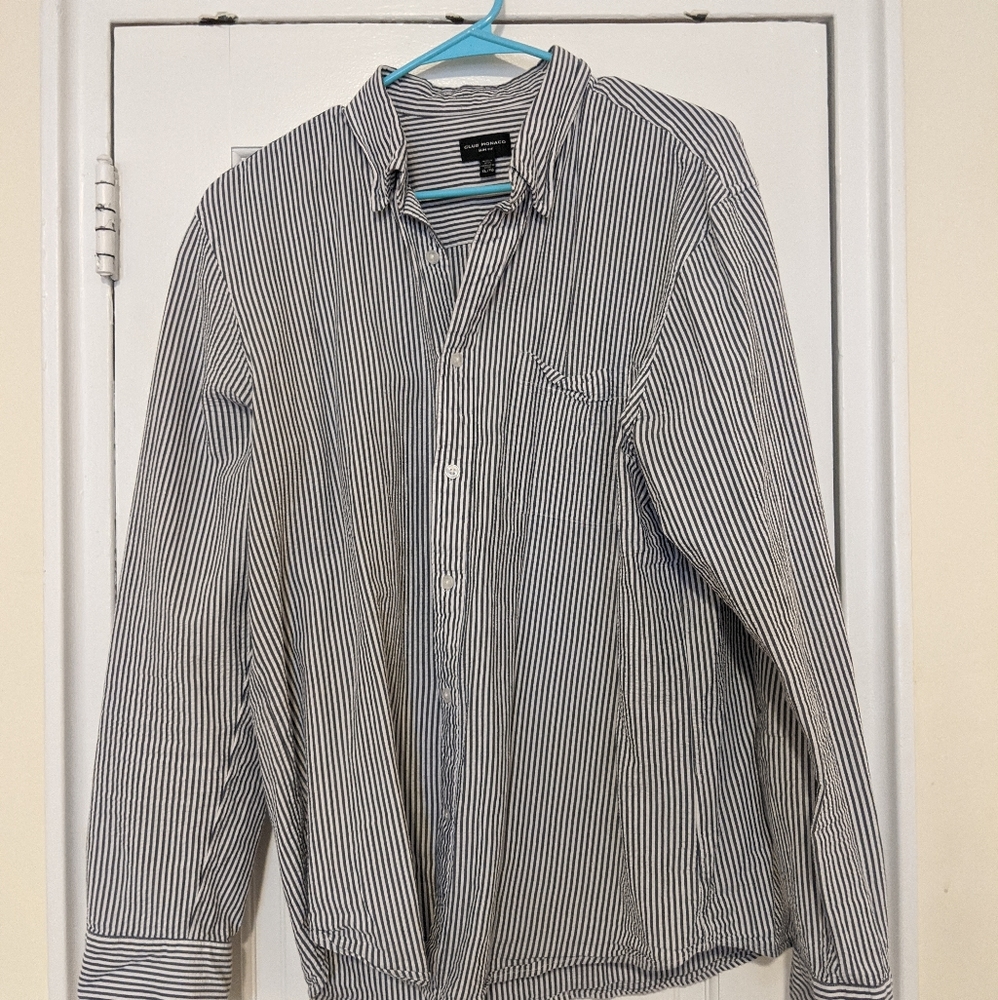 Club Monaco striped button down